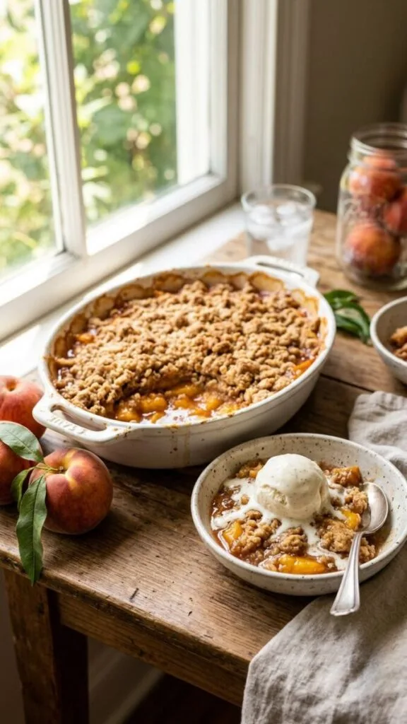 Foolproof Sweet Summer Peach Crumble Recipe