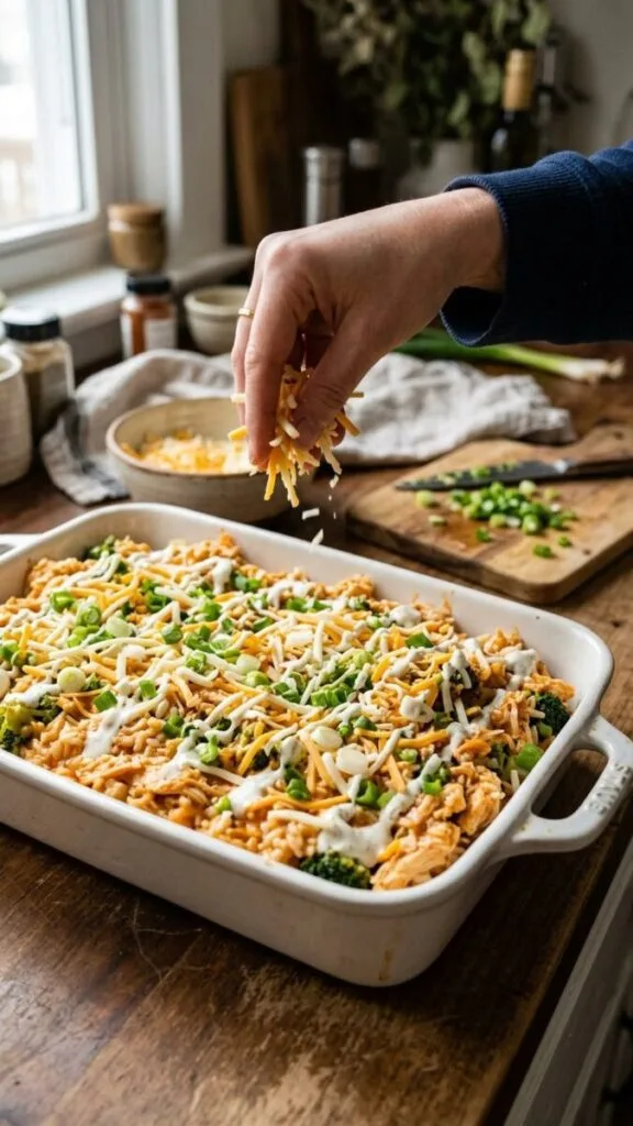 Buffalo Chicken Casserole