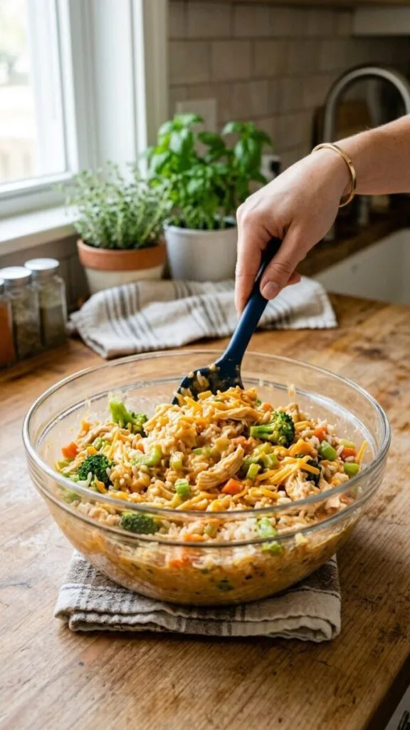 Buffalo Chicken Casserole