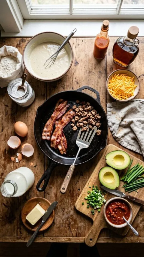 Easy Savory Breakfast Pancake Tacos Recipe
