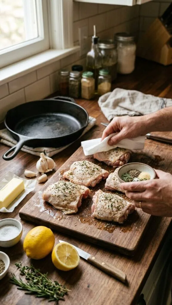 Garlic Butter Chicken Thighs
