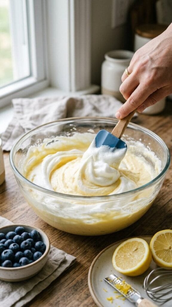 Cottage Cheese Blueberry Cloud Bread