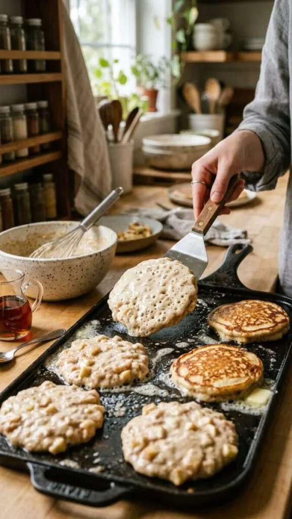 Apple Yogurt Pancakes Recipe - Fluffy and Light