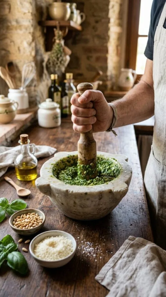 Authentic Italian Basil Pesto Recipe