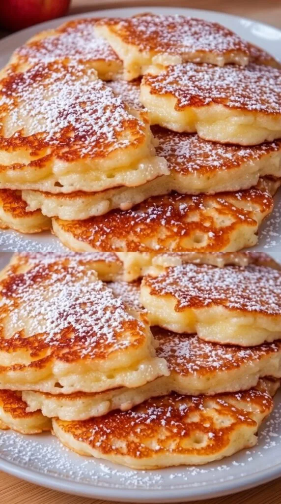 Apple Yogurt Pancakes Recipe - Fluffy and Light