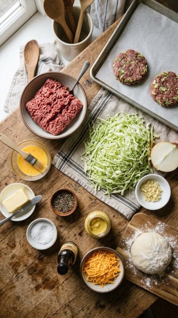 Easy Oven-Baked Cabbage Burgers