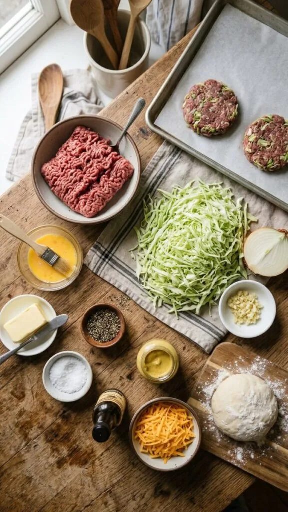 Easy Oven-Baked Cabbage Burgers