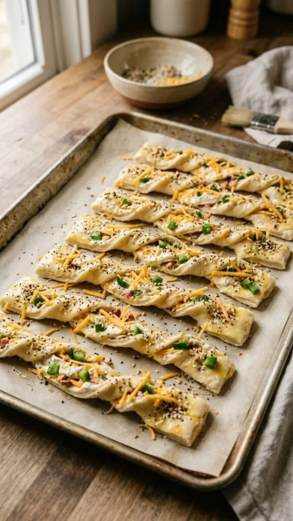 Flaky Jalapeño Popper Twists
