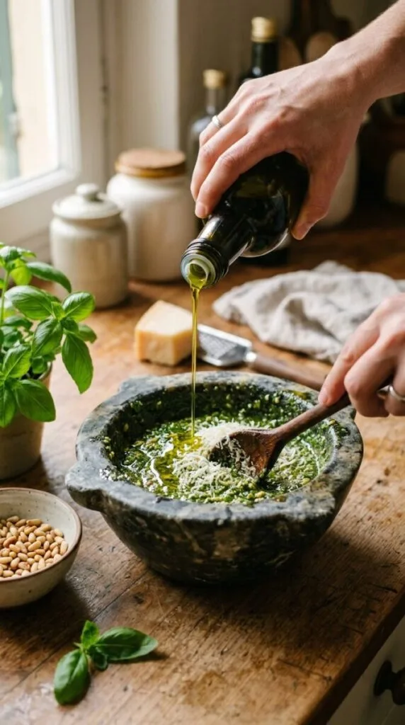 Authentic Italian Basil Pesto Recipe