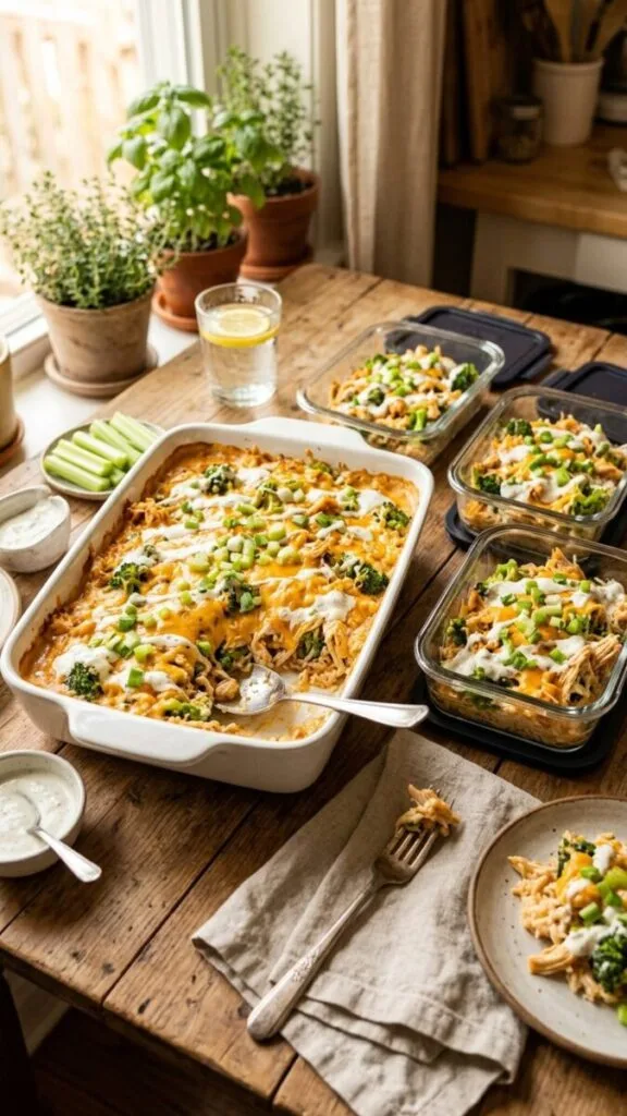 Buffalo Chicken Casserole