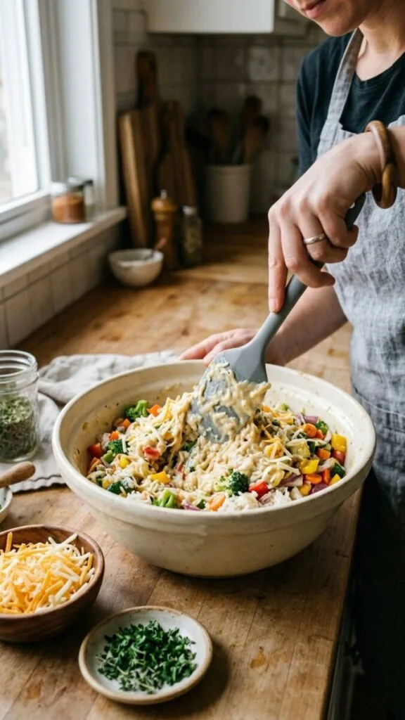 Irresistible 30-Minute Veggie Rice Bake