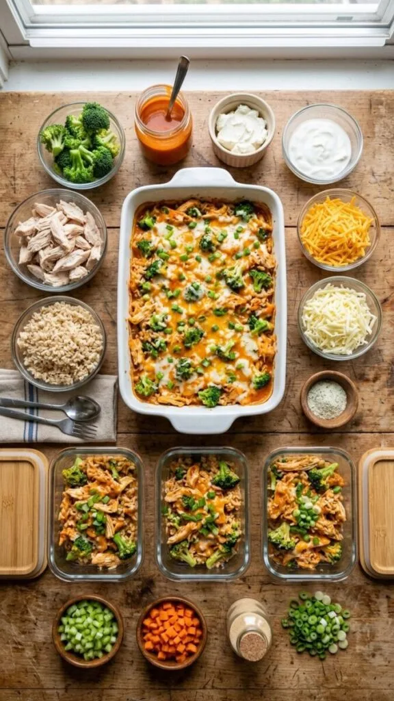 Buffalo Chicken Casserole