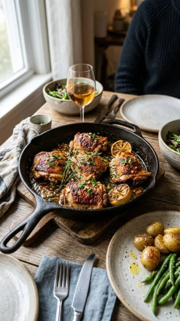 Garlic Butter Chicken Thighs