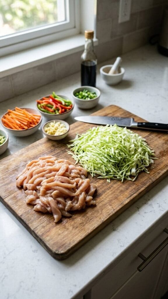 Delicious Chinese Chicken Cabbage Stir-Fry Recipe