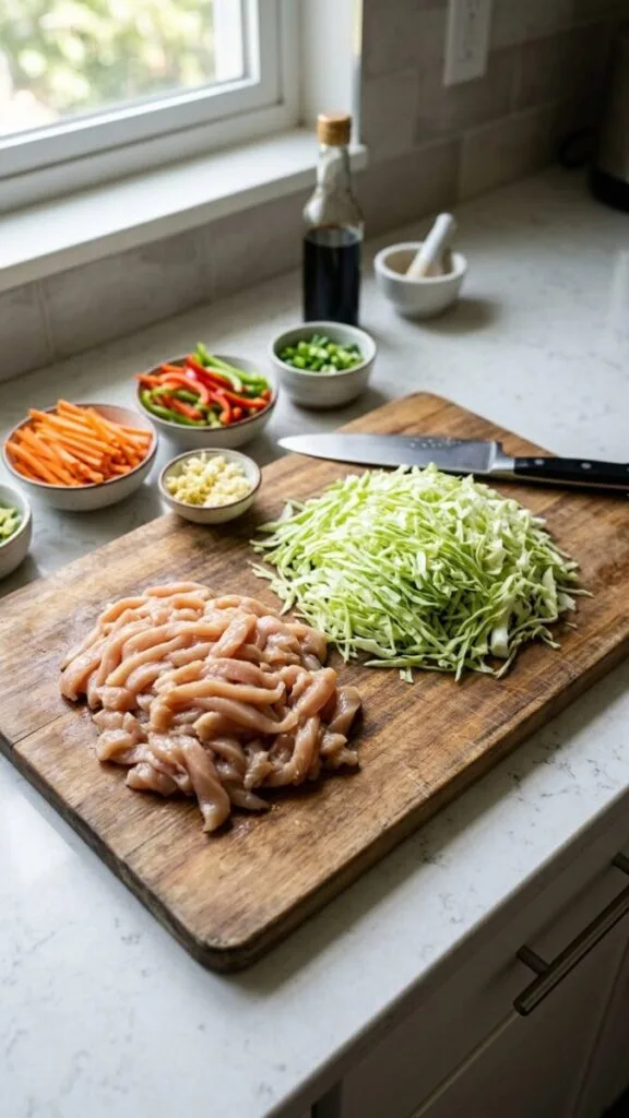 Delicious Chinese Chicken Cabbage Stir-Fry Recipe