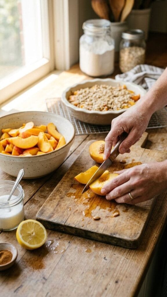 Foolproof Sweet Summer Peach Crumble Recipe