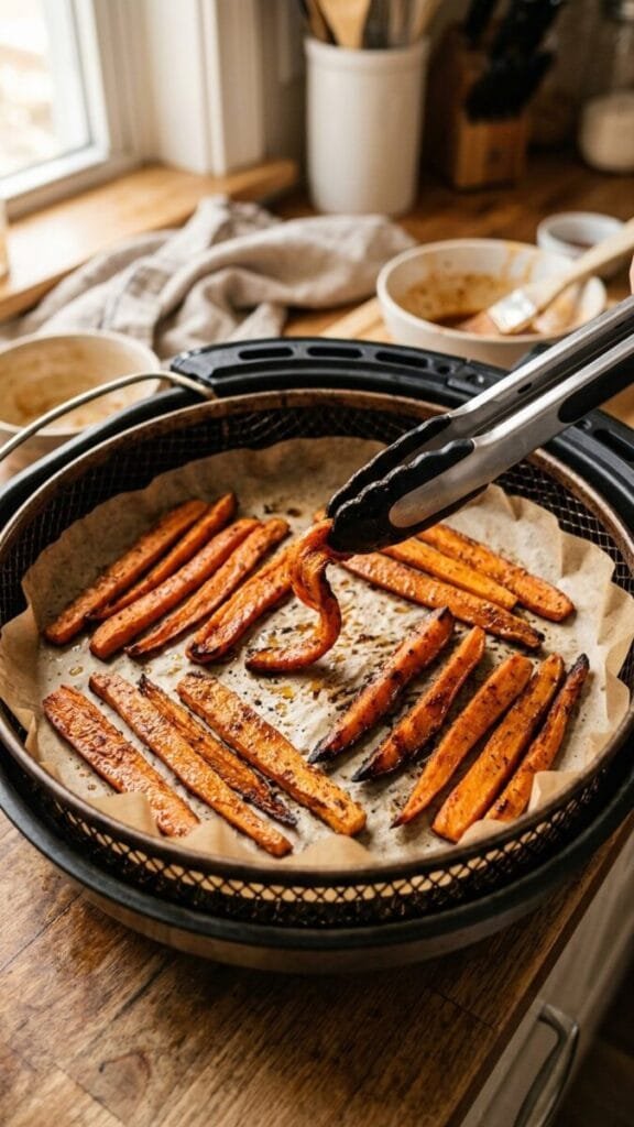 Air Fryer Carrot Bacon