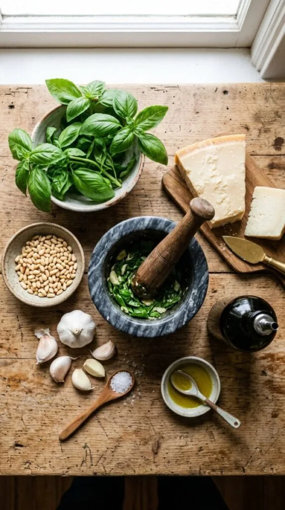 Authentic Italian Basil Pesto Recipe