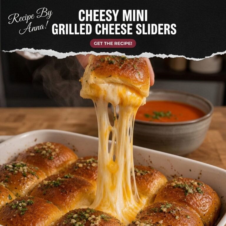 Quick Cheesy Mini Grilled Cheese Sliders | Simple Party Meal Cheesy Mini Grilled Cheese Sliders