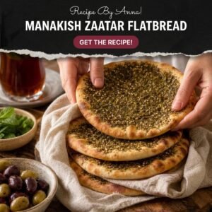 Manakish Zaatar Flatbread