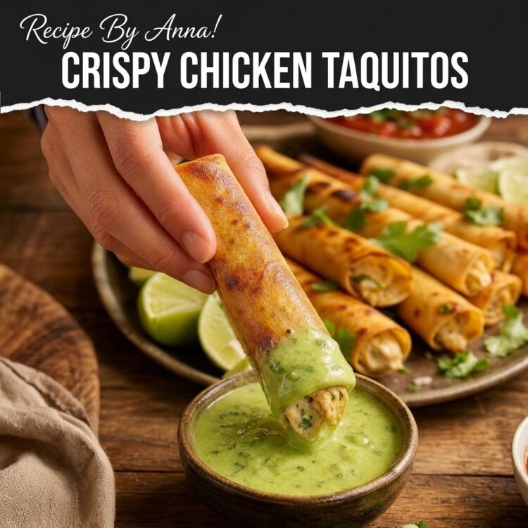 Crispy Chicken Taquitos