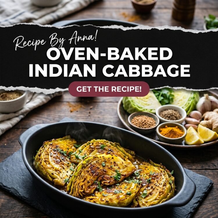 Oven-Baked Indian Cabbage