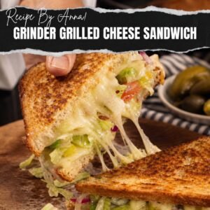 Viral Grinder Grilled Cheese Sandwich