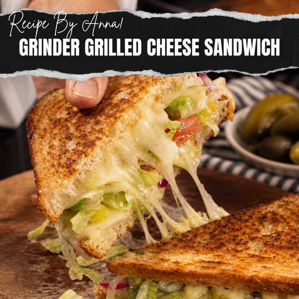 Viral Grinder Grilled Cheese Sandwich