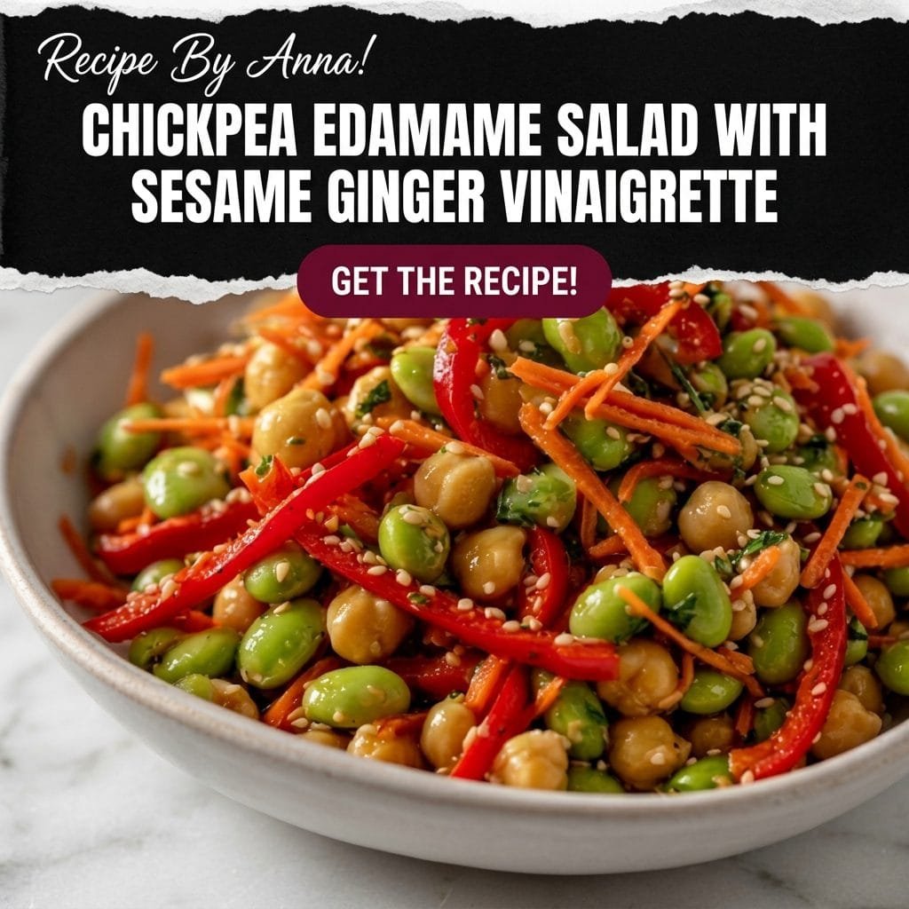 Chickpea Edamame Salad