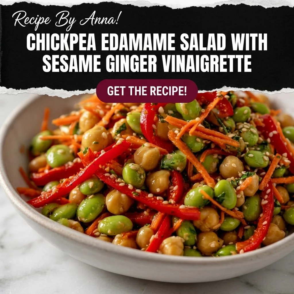 Chickpea Edamame Salad