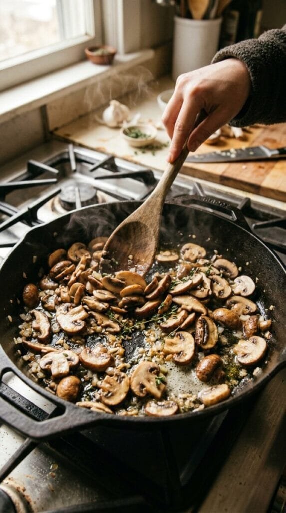 Mini Mushroom and Gruyère Pot Pies