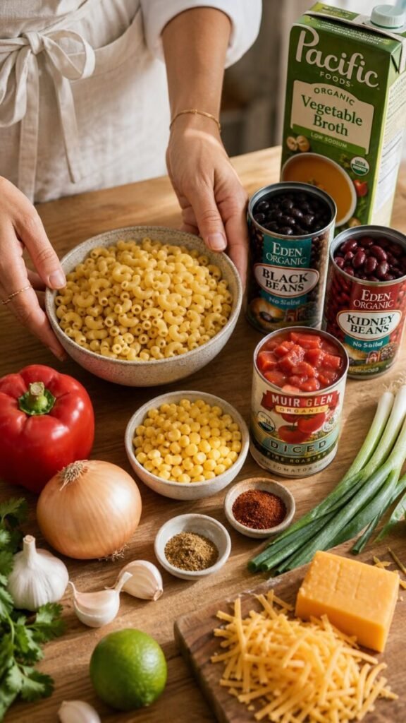 Cozy Vegetarian Chili Mac