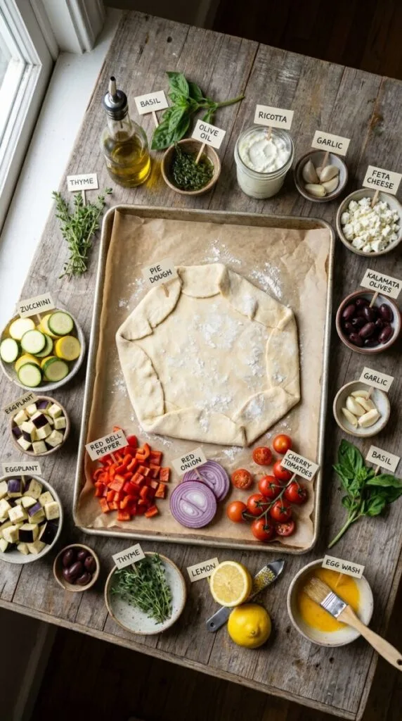 Mediterranean Vegetable Galette