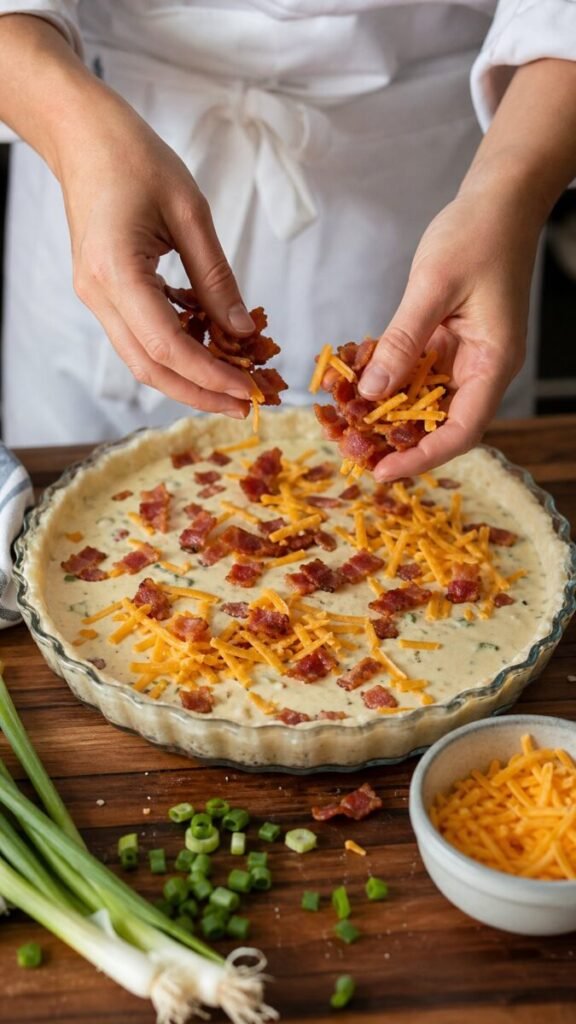 Easy Savoury Impossible Pie