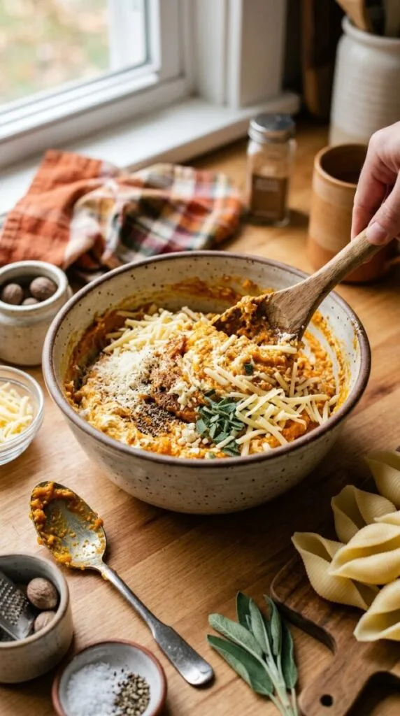 Pumpkin & Gouda Stuffed Shells