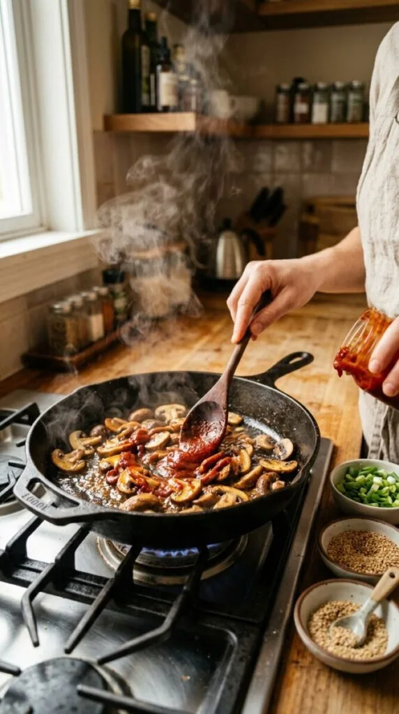 Gochujang Mushrooms