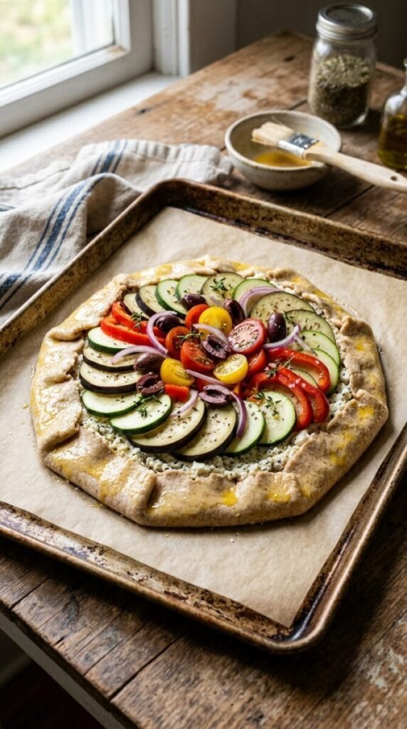 Mediterranean Vegetable Galette