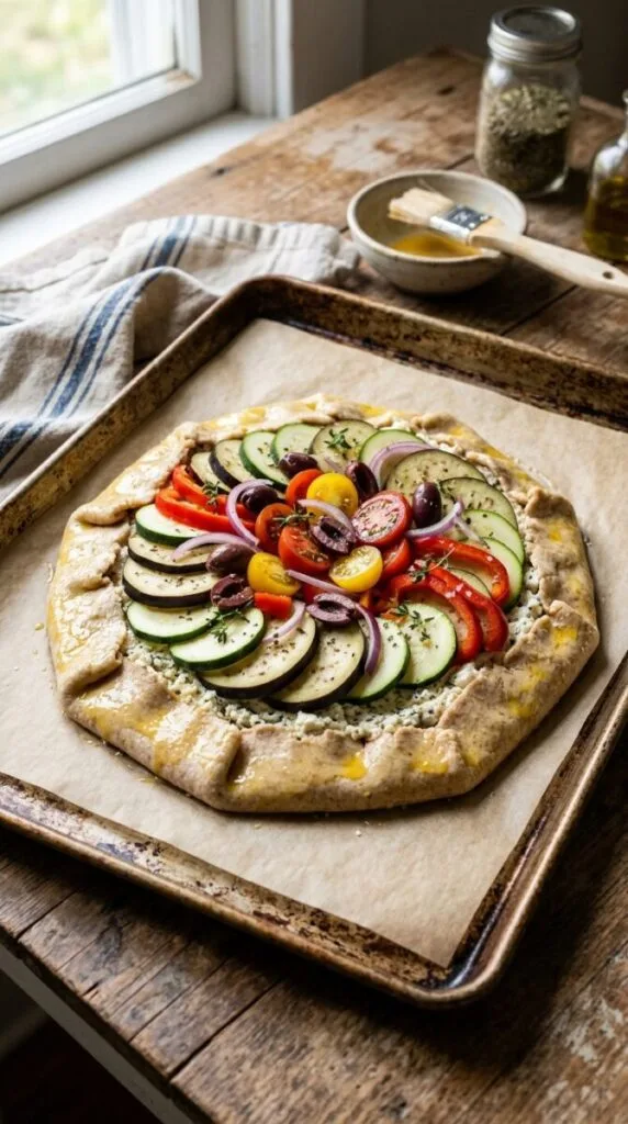 Mediterranean Vegetable Galette