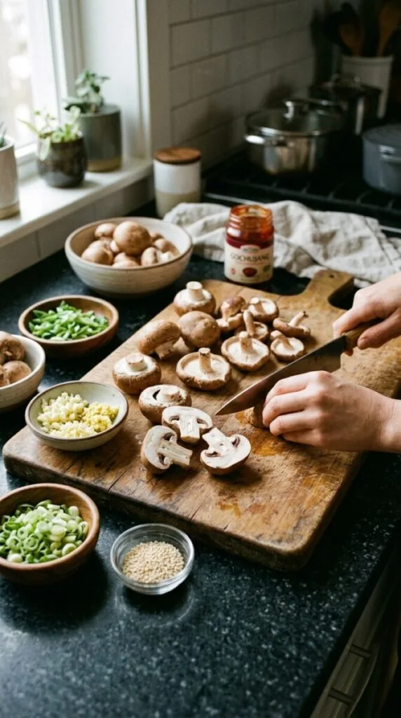 Gochujang Mushrooms