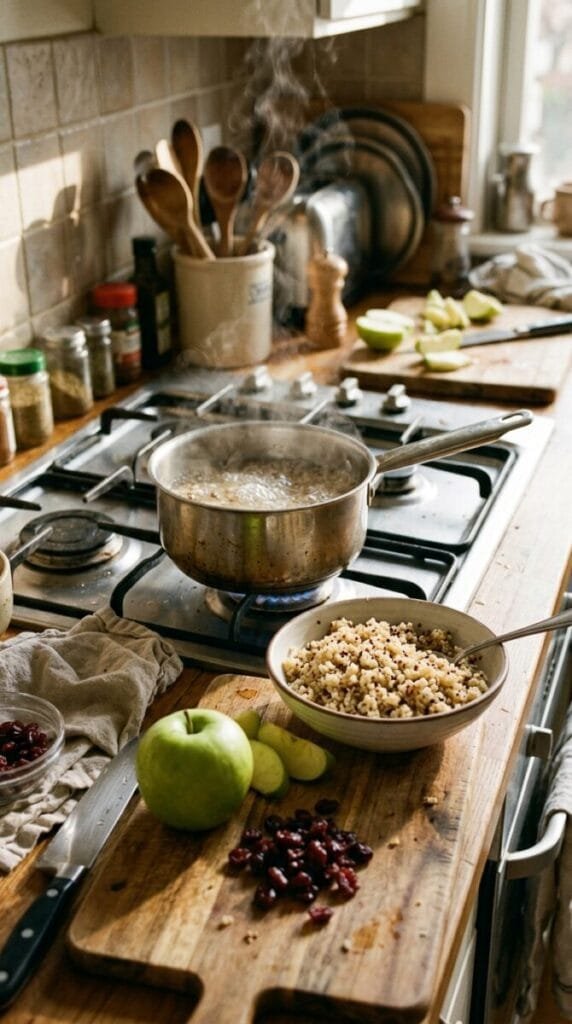 Cranberry Apple Quinoa Salad