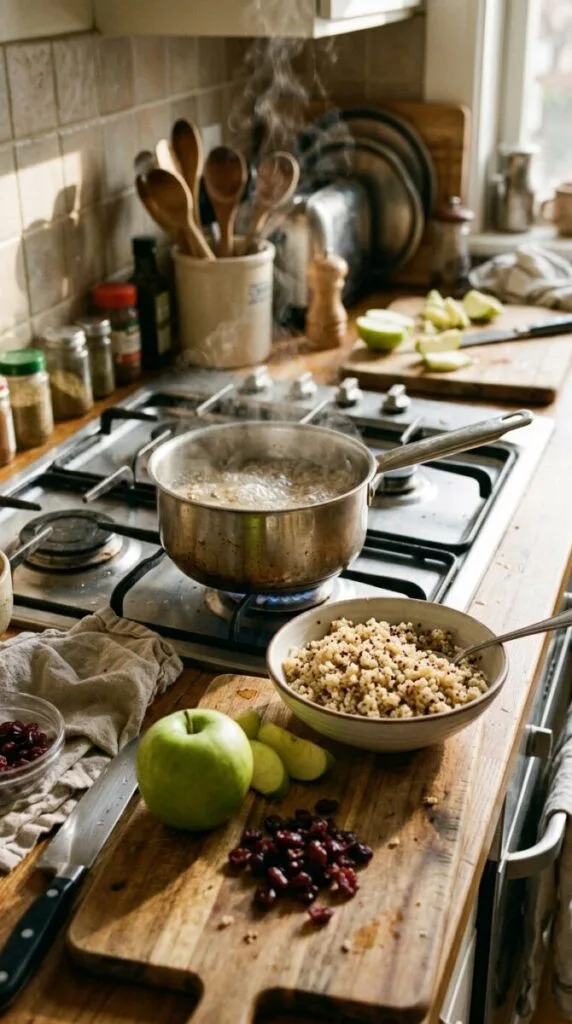 Cranberry Apple Quinoa Salad
