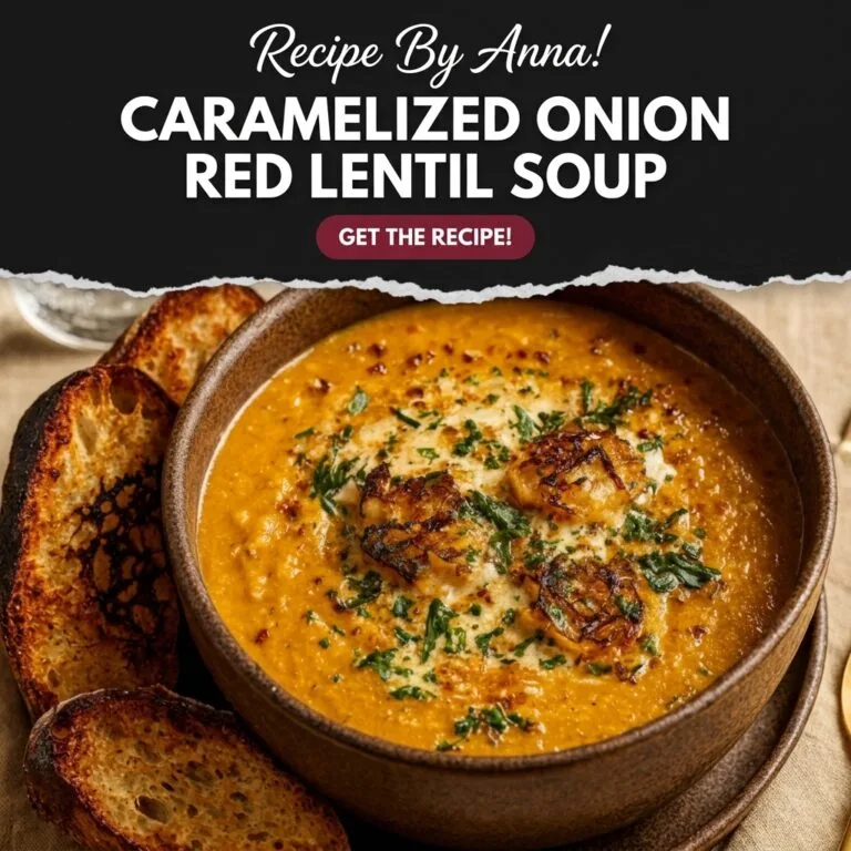 Caramelized Onion Red Lentil Soup Caramelized Onion Red Lentil Soup