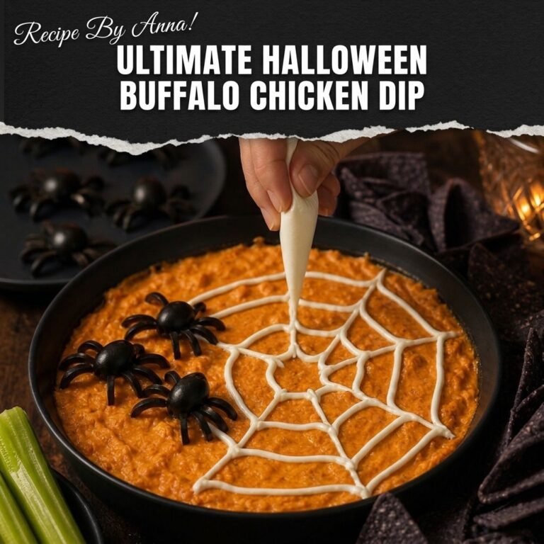 Halloween Buffalo Chicken Dip