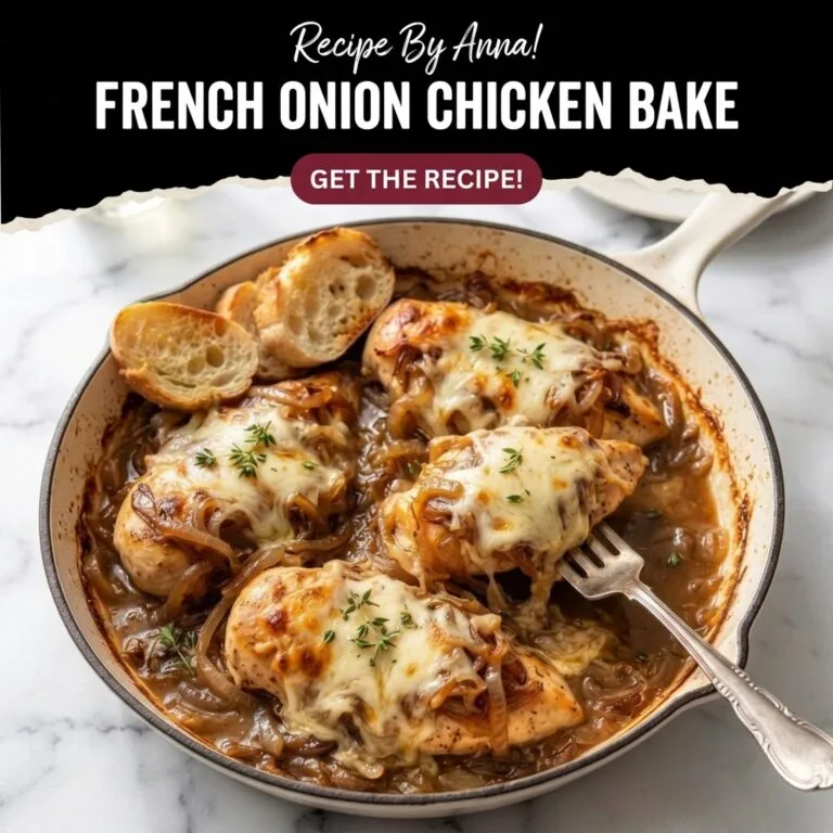 Quick French Onion Chicken Bake | 30-Minute Dinner Quick French Onion Chicken Bake