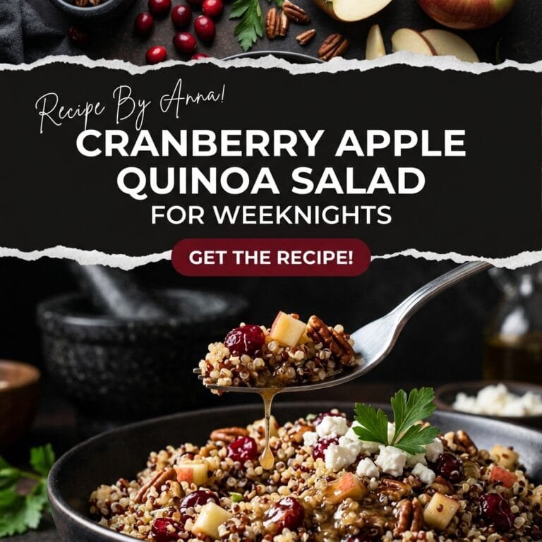 Cranberry Apple Quinoa Salad