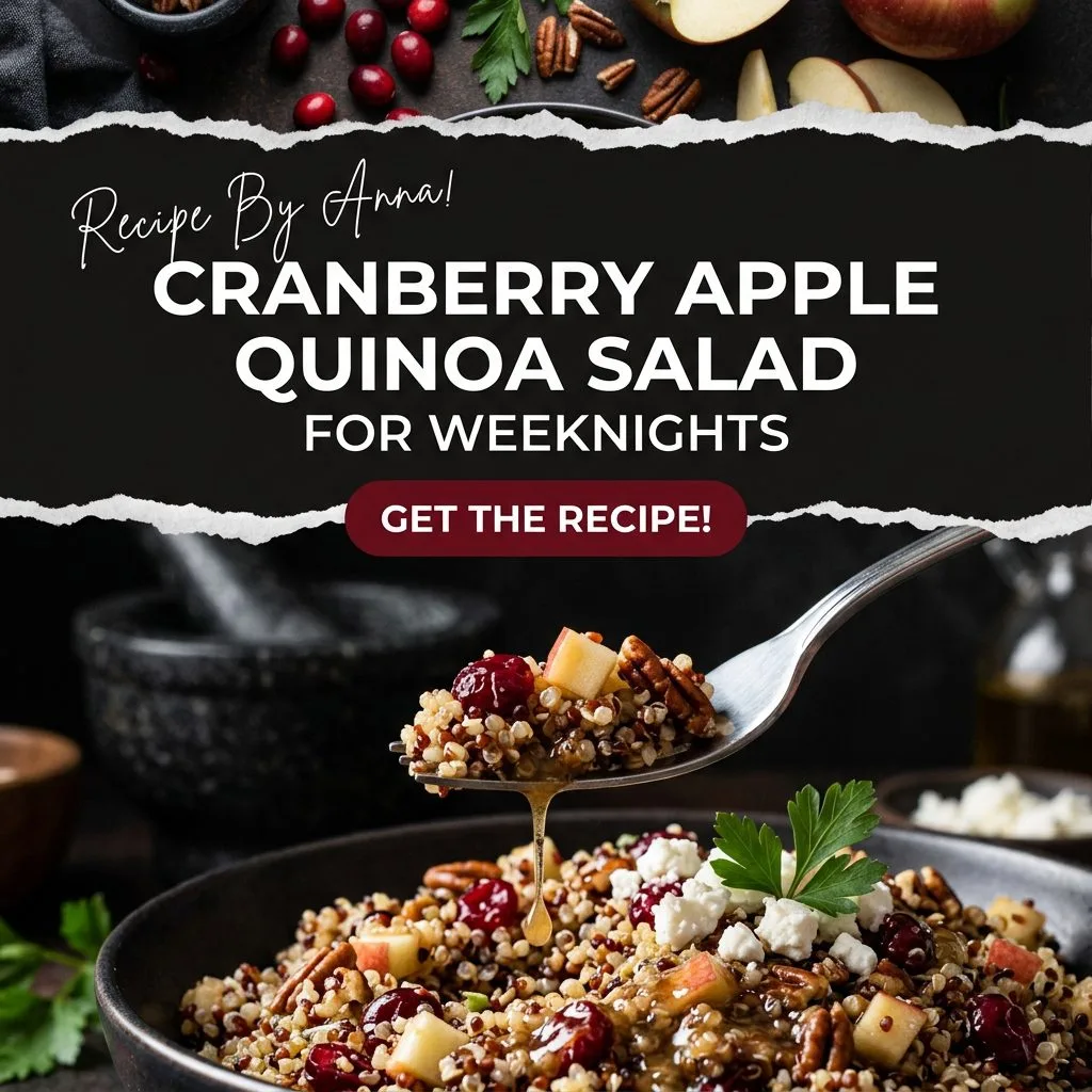 Cranberry Apple Quinoa Salad