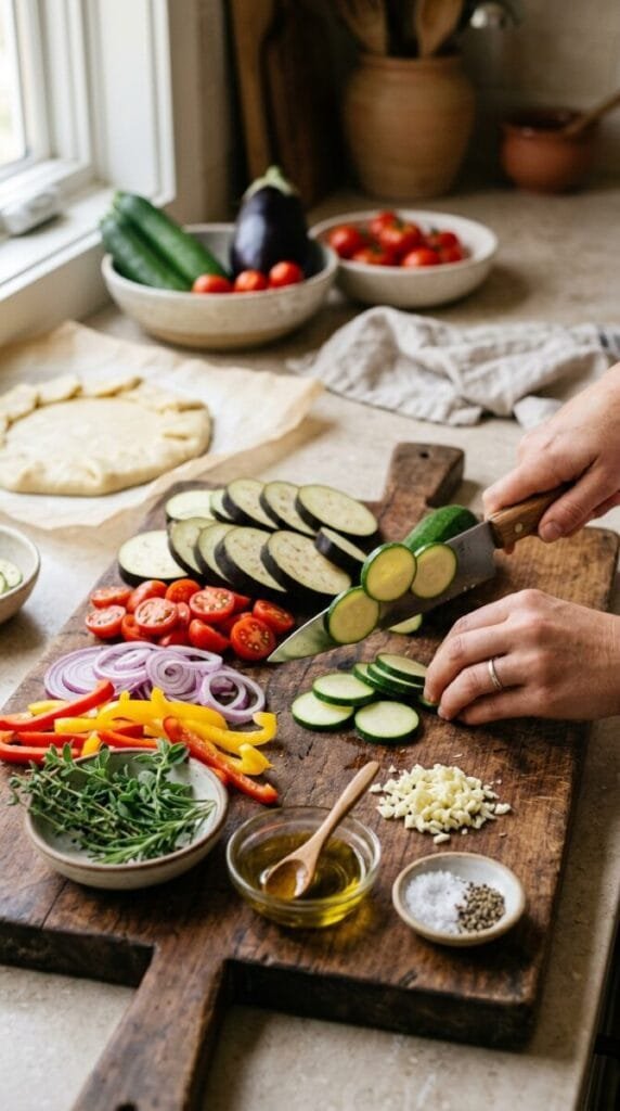 Mediterranean Vegetable Galette