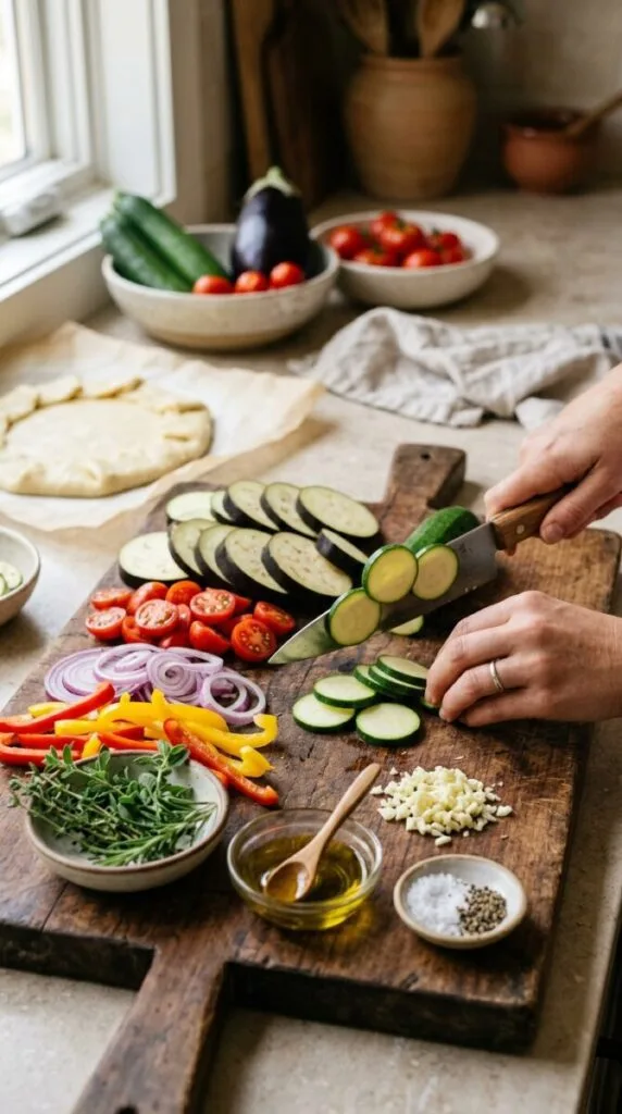 Mediterranean Vegetable Galette