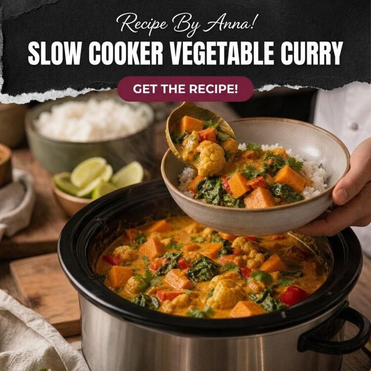 Slow Cooker Vegetable Curry