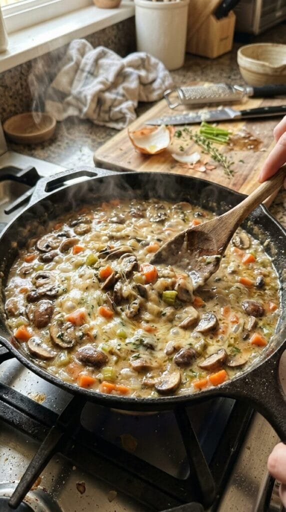 Mini Mushroom and Gruyère Pot Pies